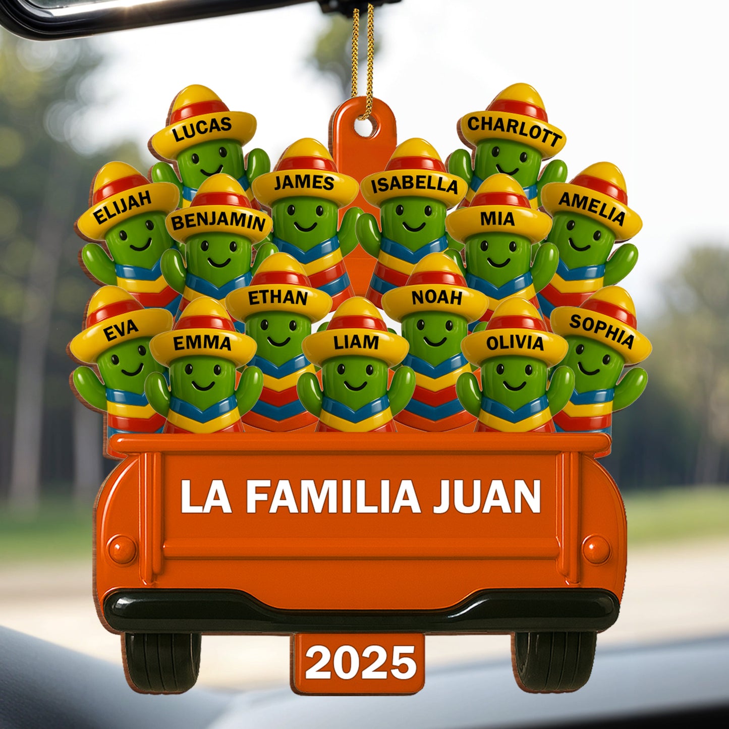 La Familia Juan Family Celebration Bus With Miniature Figures