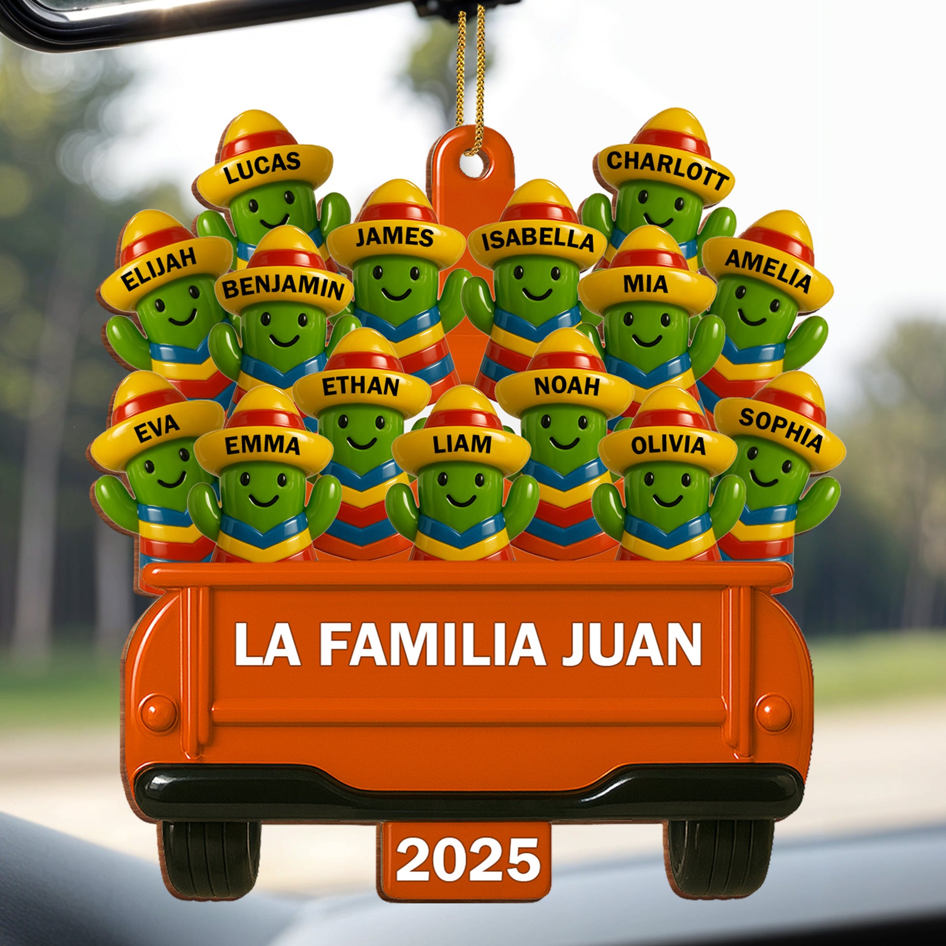 La Familia Juan Family Celebration Bus With Miniature Figures