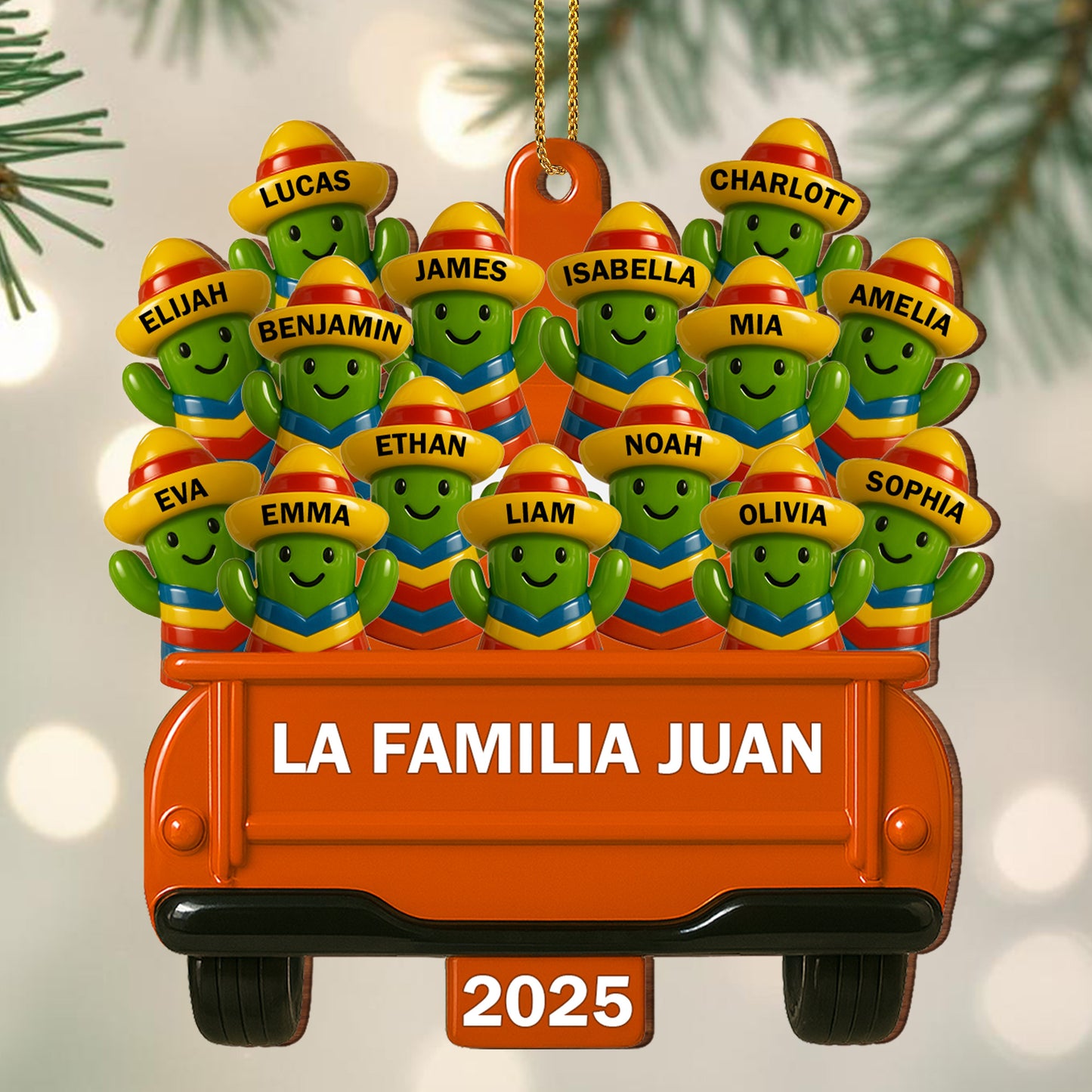 La Familia Juan Family Celebration Bus With Miniature Figures