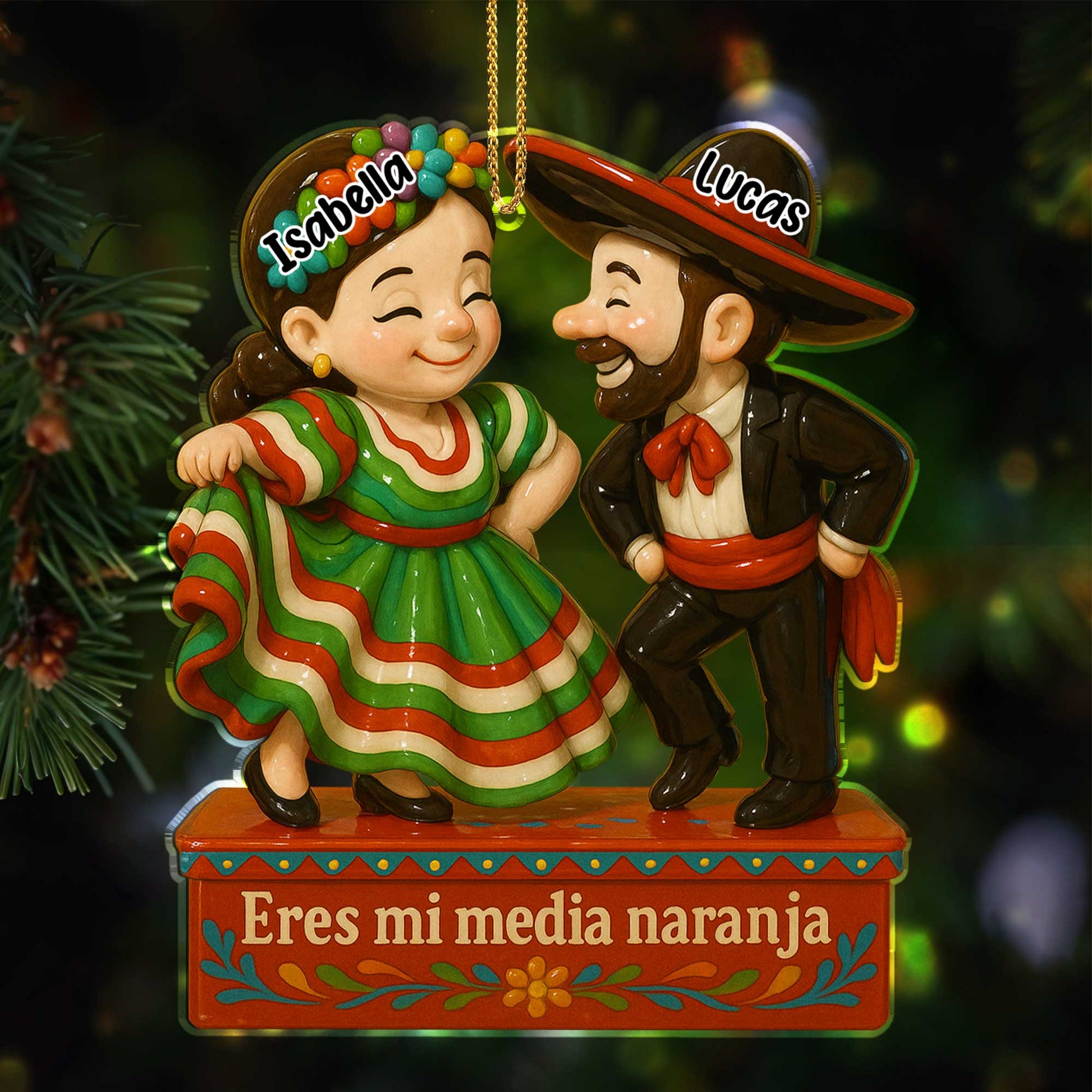 Eres Mi Media Naranja, Sombrero and Folkloric Dress