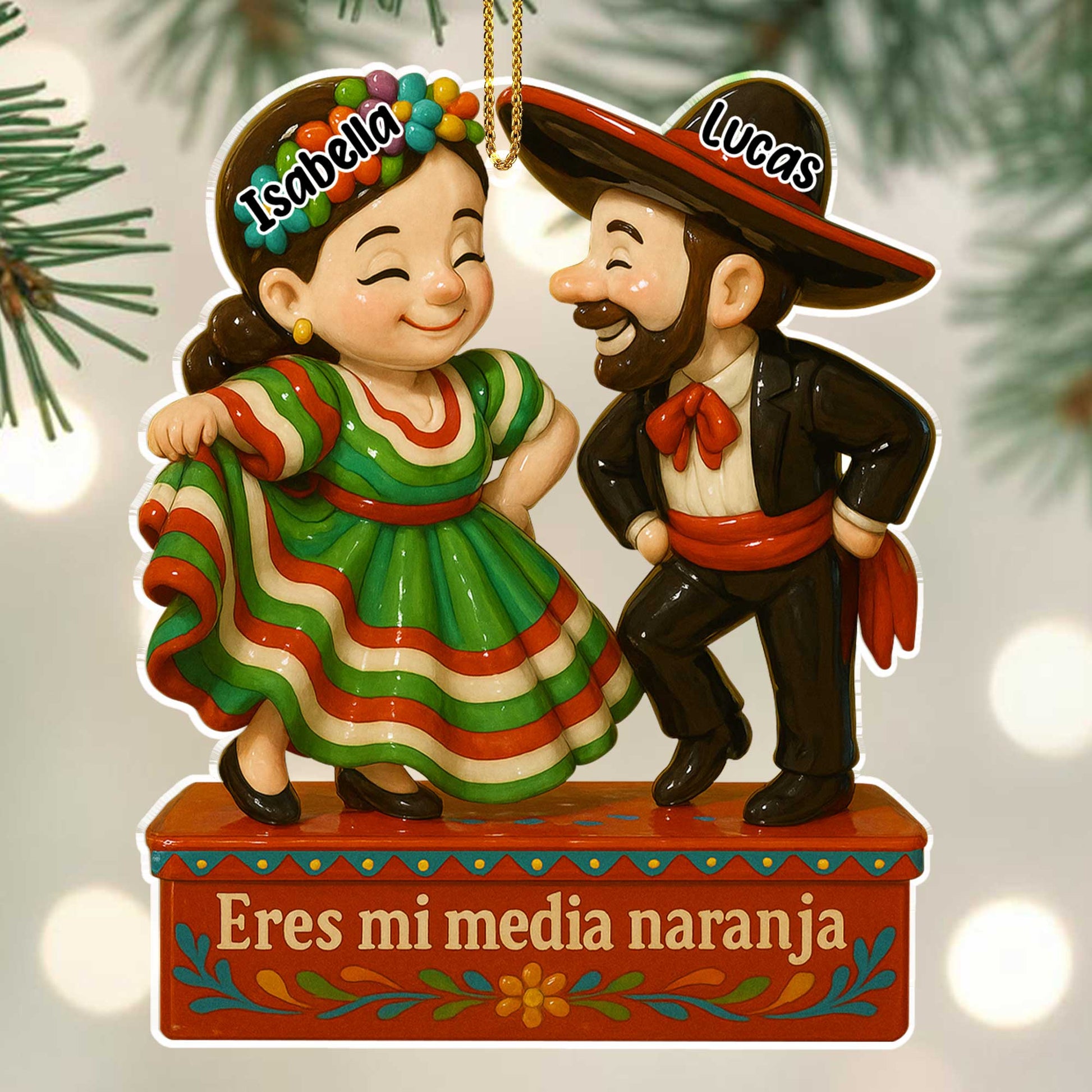 Eres Mi Media Naranja, Sombrero and Folkloric Dress