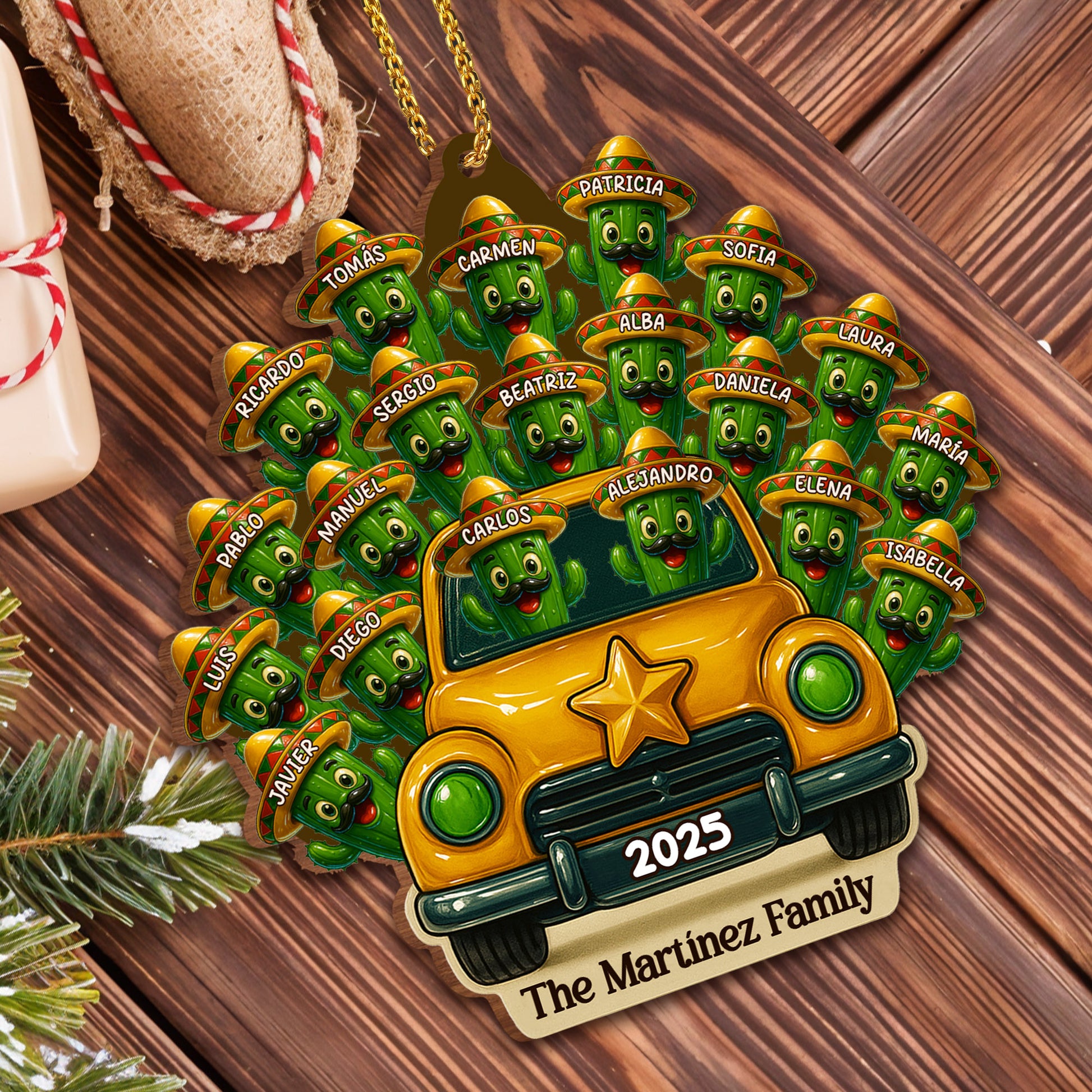 The Martinez Family, Peppers On A Vintage Car