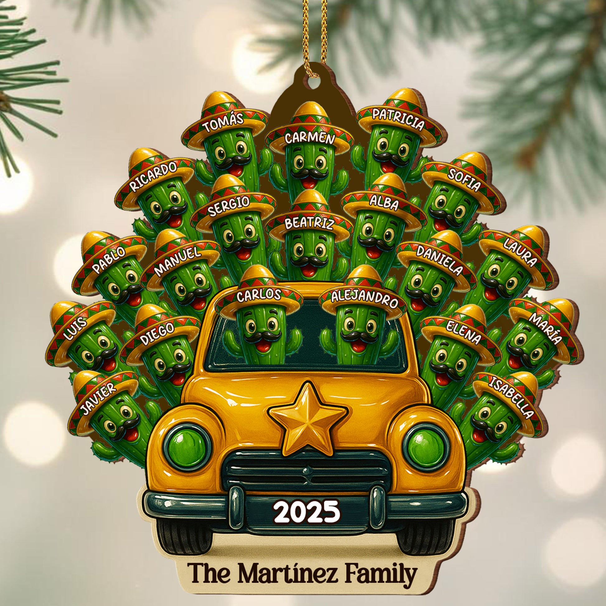 The Martinez Family, Peppers On A Vintage Car