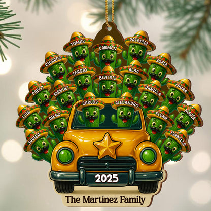 The Martinez Family, Peppers On A Vintage Car