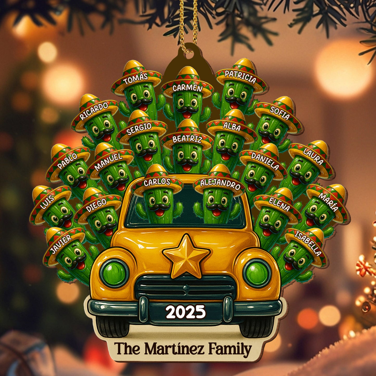 The Martinez Family, Peppers On A Vintage Car