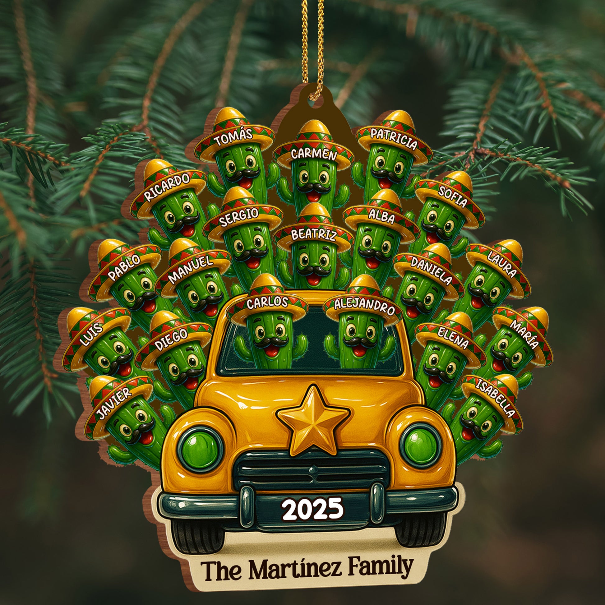 The Martinez Family, Peppers On A Vintage Car