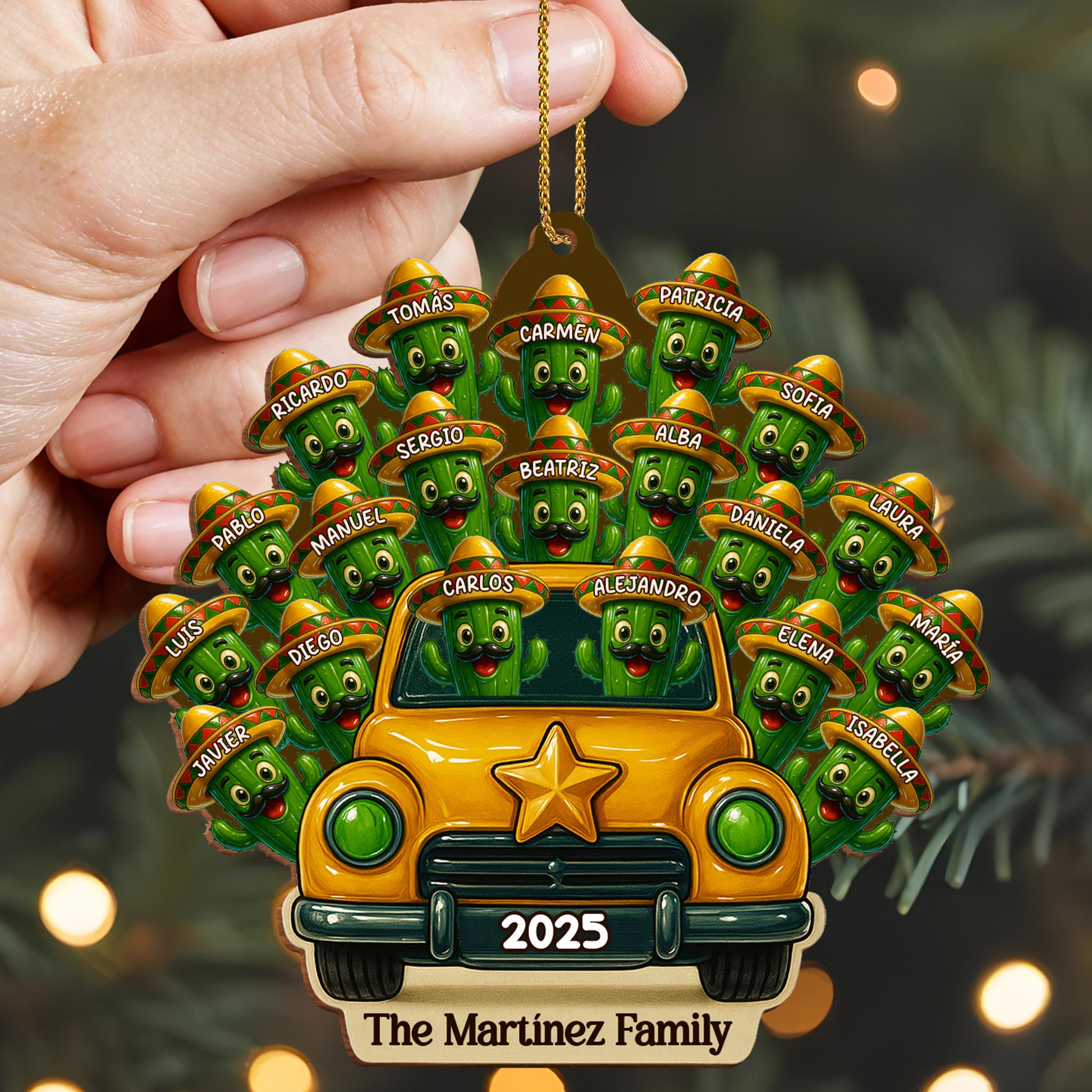 The Martinez Family, Peppers On A Vintage Car