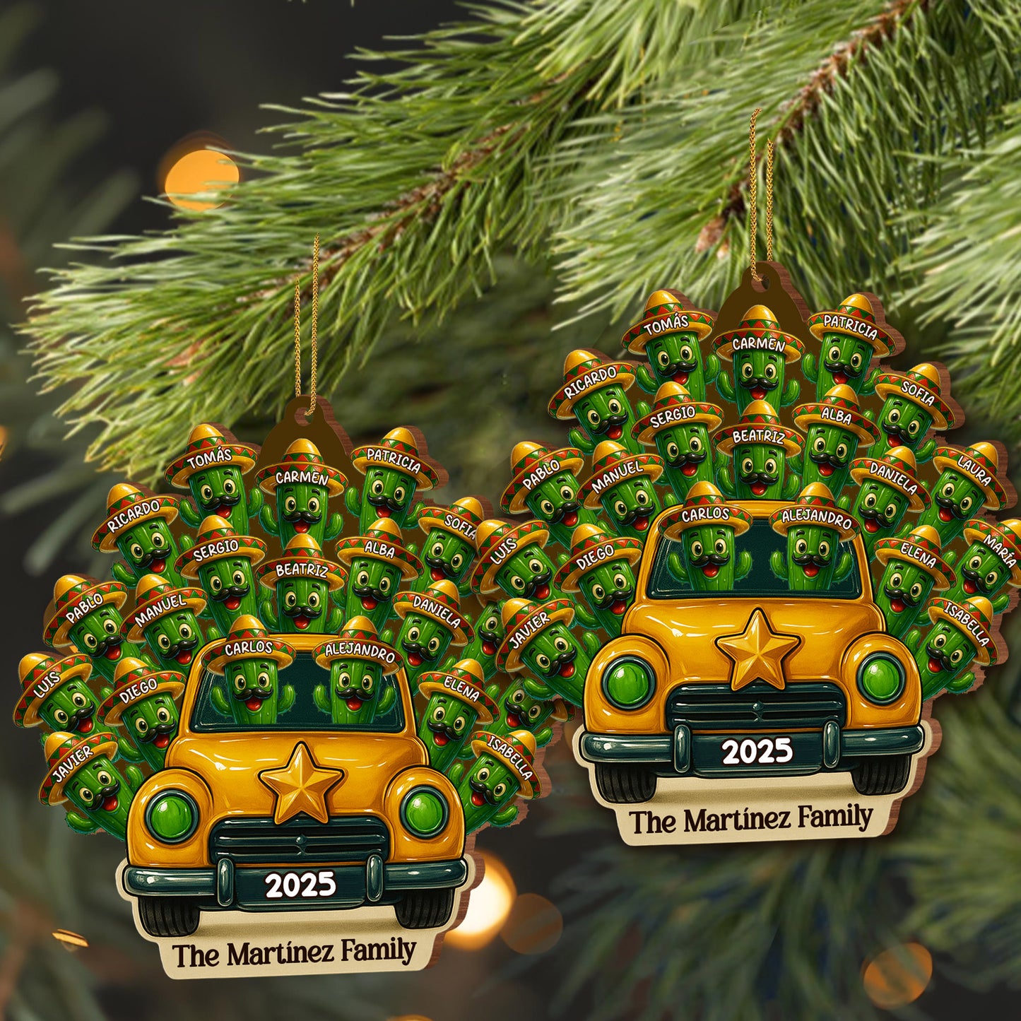 The Martinez Family, Peppers On A Vintage Car