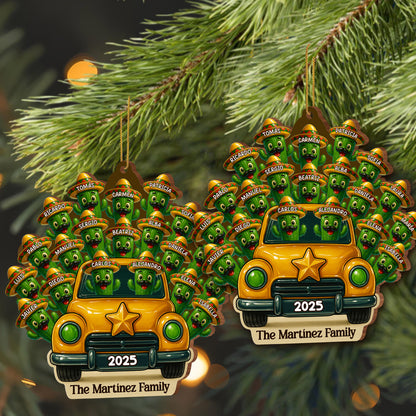 The Martinez Family, Peppers On A Vintage Car