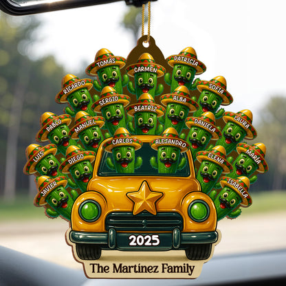 The Martinez Family, Peppers On A Vintage Car