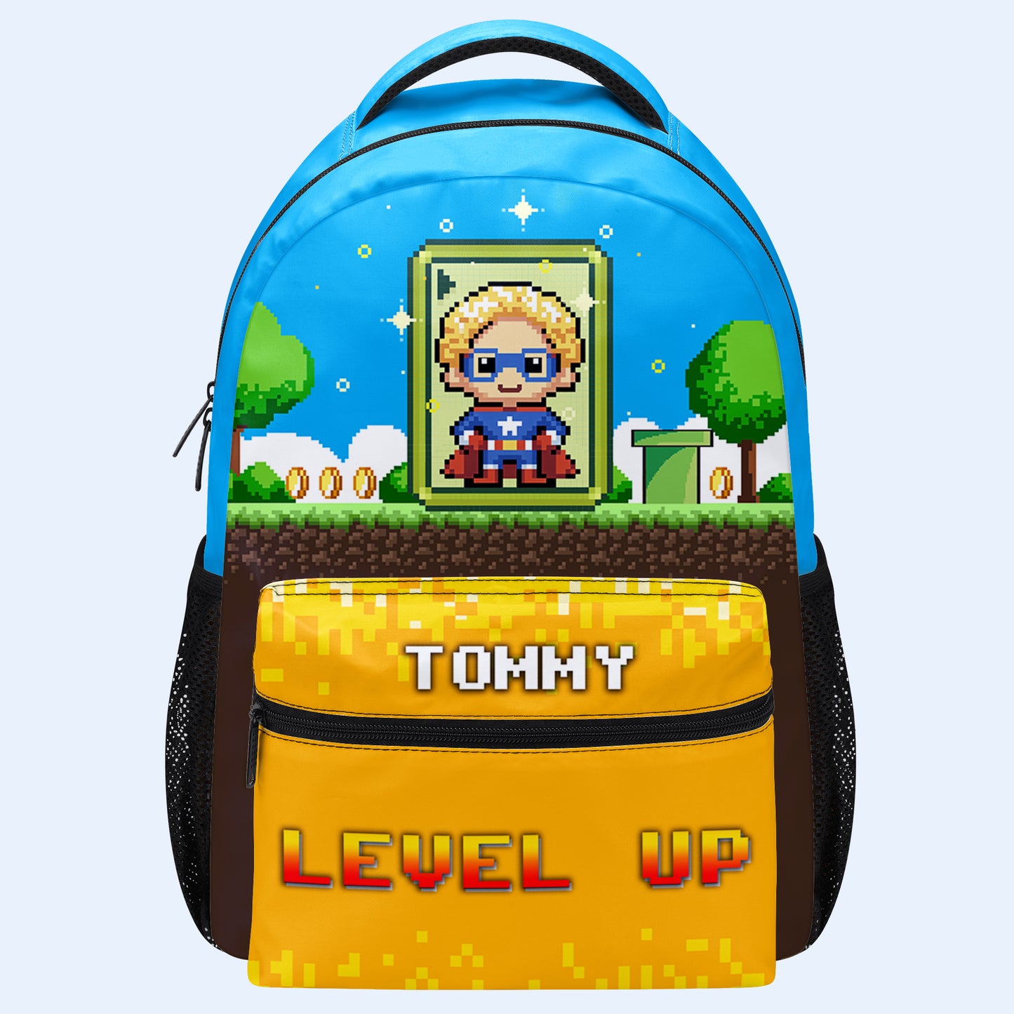 Level Up - Personalized Custom Backpack - QCUS031_CB