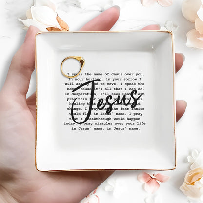 JESUS - Personalized Custom Jewelry Dish - FT009_SCRD