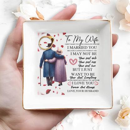 To My Wife - Personalized Custom Jewelry Dish - FM109_SCRD