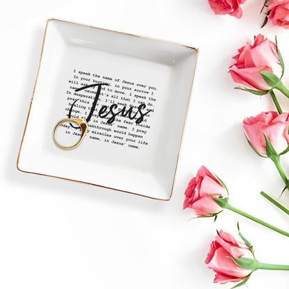 JESUS - Personalized Custom Jewelry Dish - FT009_SCRD