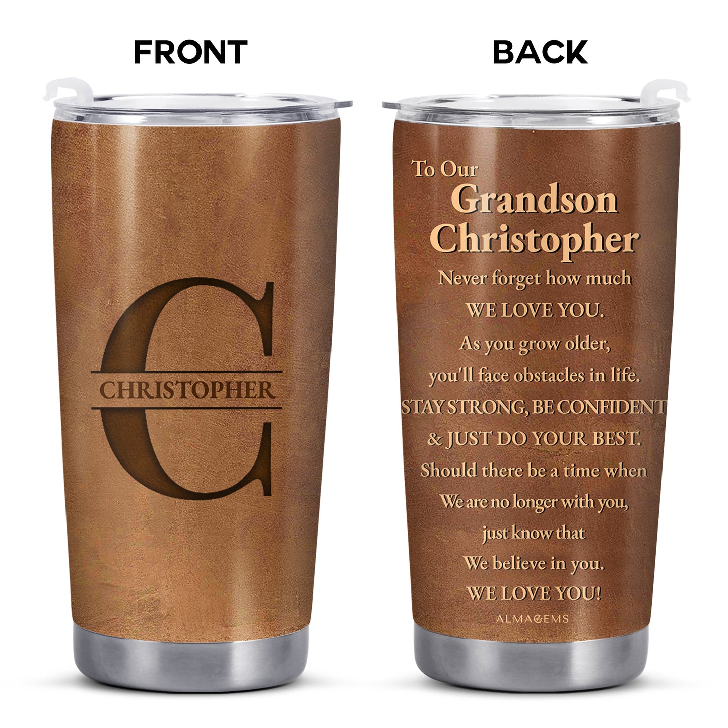 Create Your Own Moment Custom Tumbler - Personalized Custom Stainless Steel Tumbler 20oz 30oz - GSN005_TB