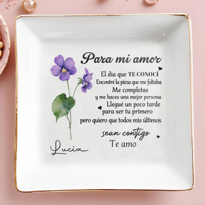 PARA MI AMOR - Plato de joyería personalizado - CP013_SCRD