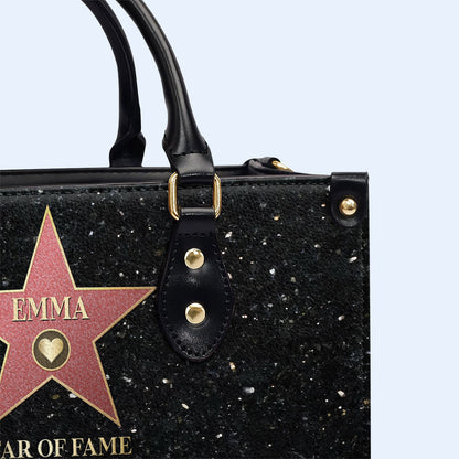 Star Of Fame - Bespoke Leather Handbag - MM26