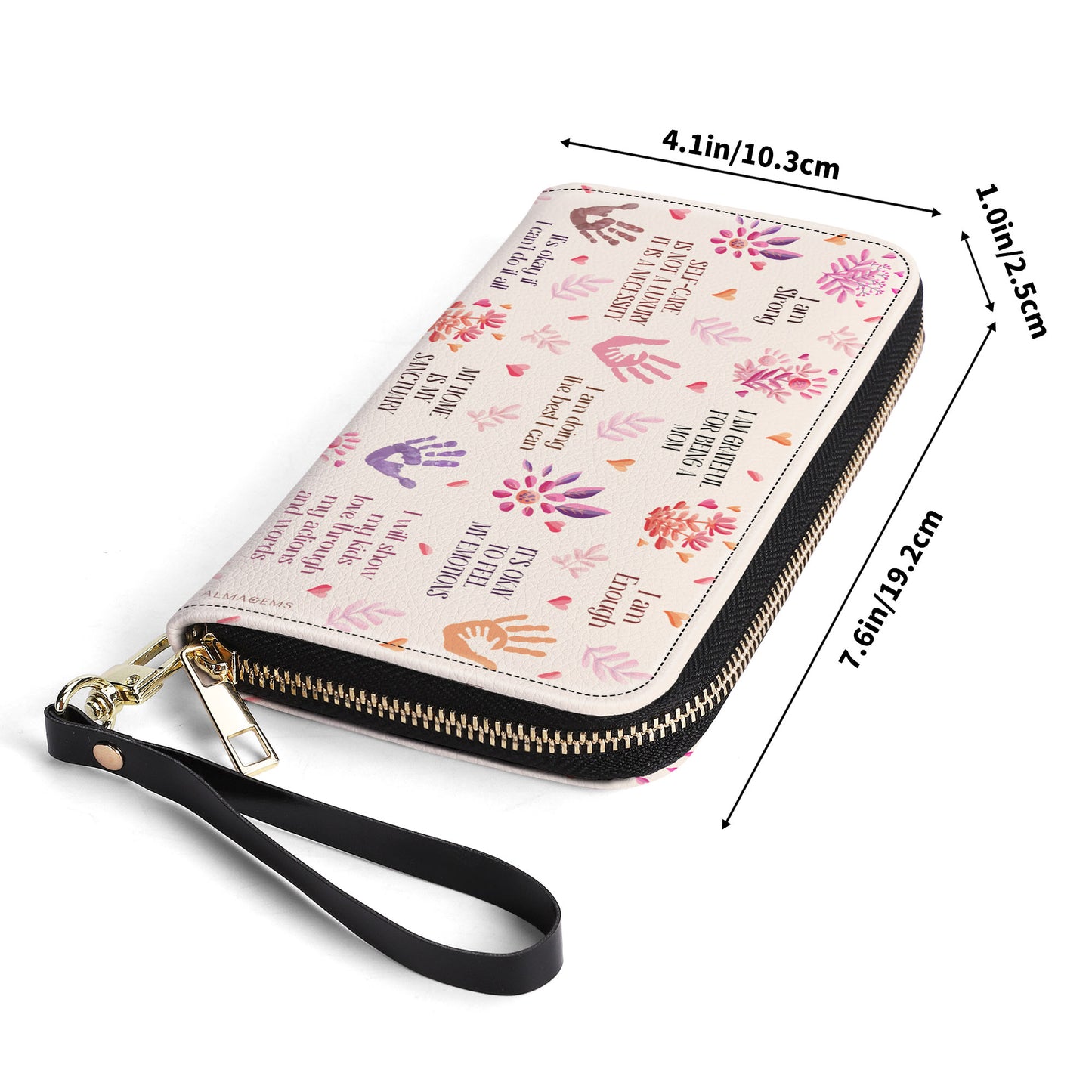 I Am Grateful For Being A Mom - Women Leather Wallet - MM27WL