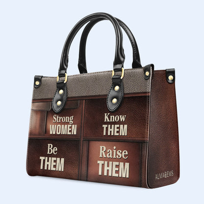 Mujeres Fuertes - Bolso de Cuero Personalizado - MM36