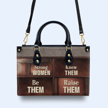 Mujeres Fuertes - Bolso de Cuero Personalizado - MM36