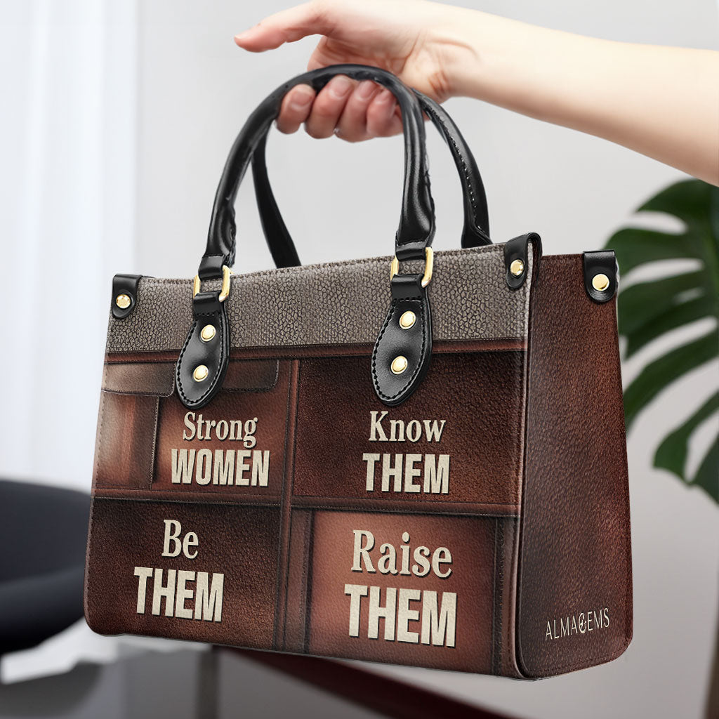 Mujeres Fuertes - Bolso de Cuero Personalizado - MM36