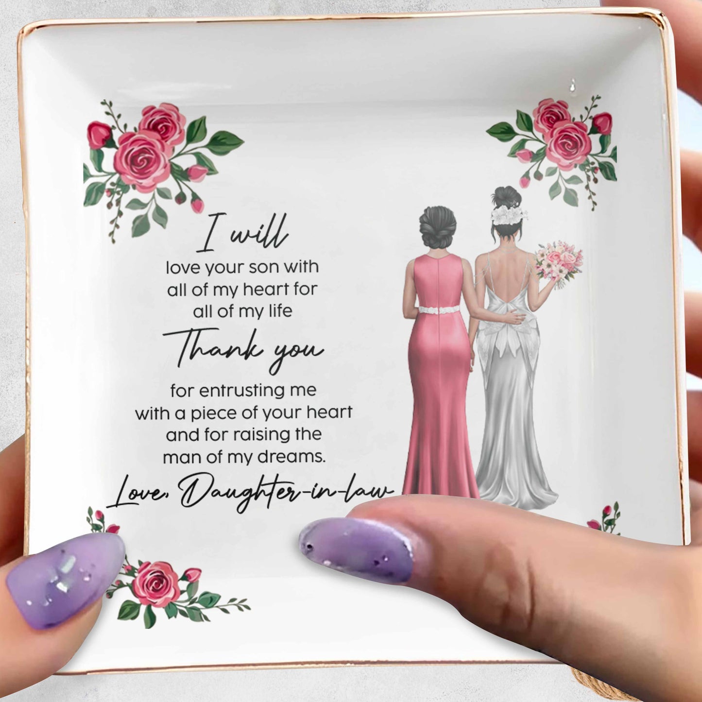 I Will Love Your Son, Roses And Women In Dresses