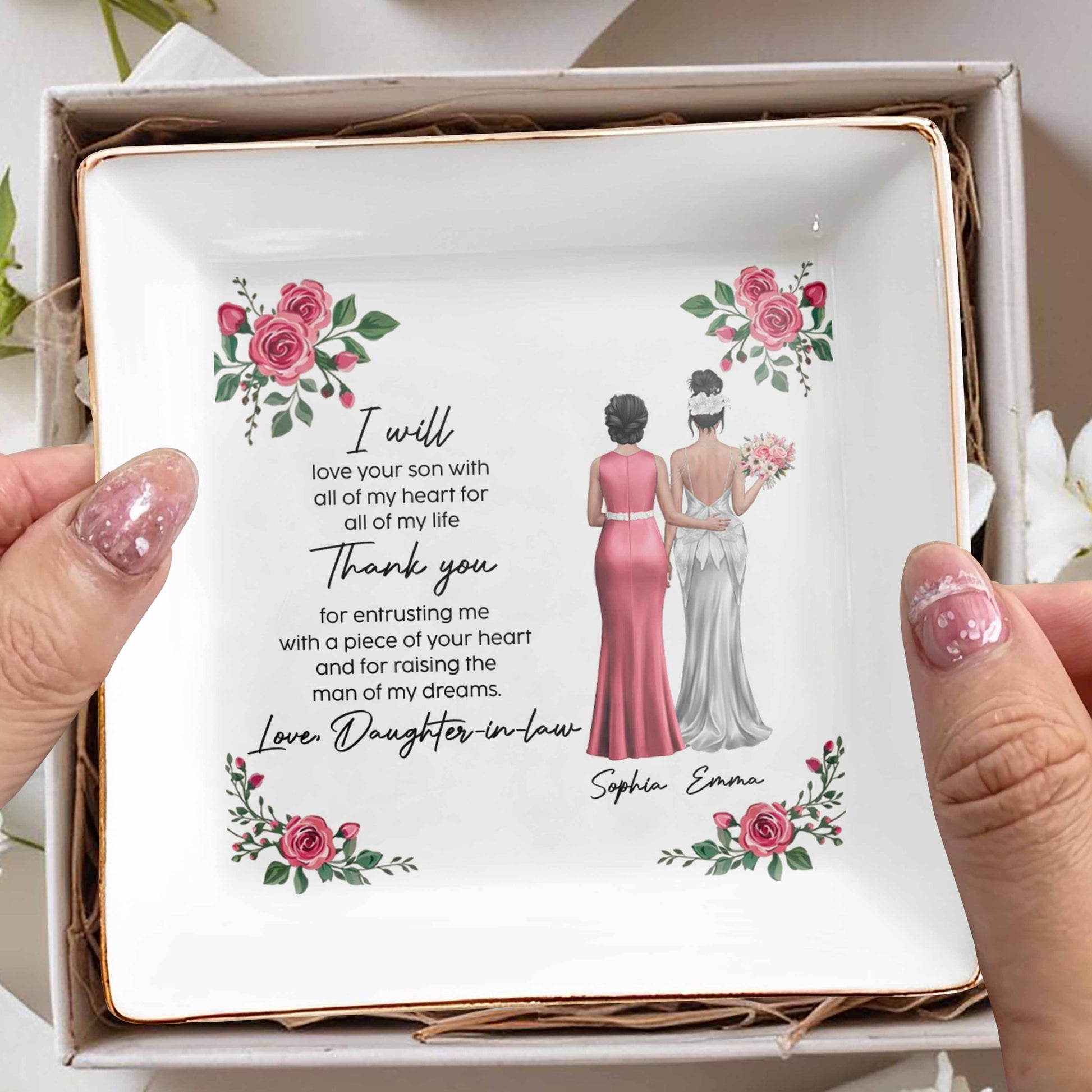 I Will Love Your Son, Roses And Women In Dresses