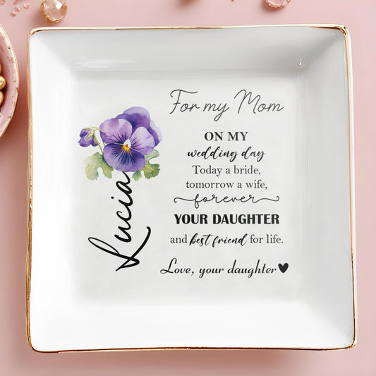 For My Mom On My Wedding Day Forever Your Daughter