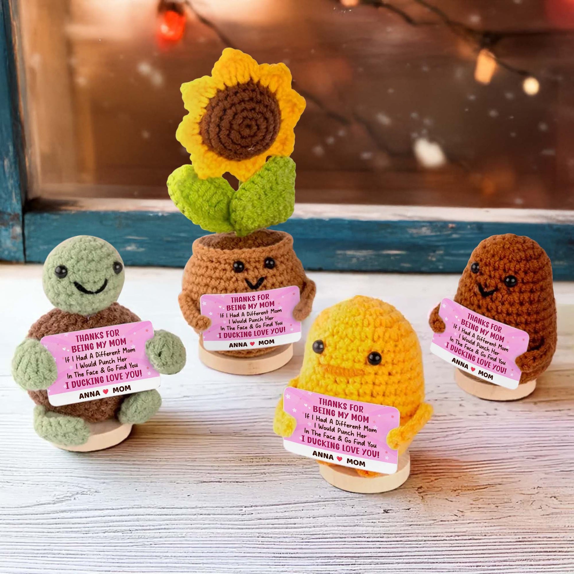 Thanks For Being My Mom, Ducks and Sunflower