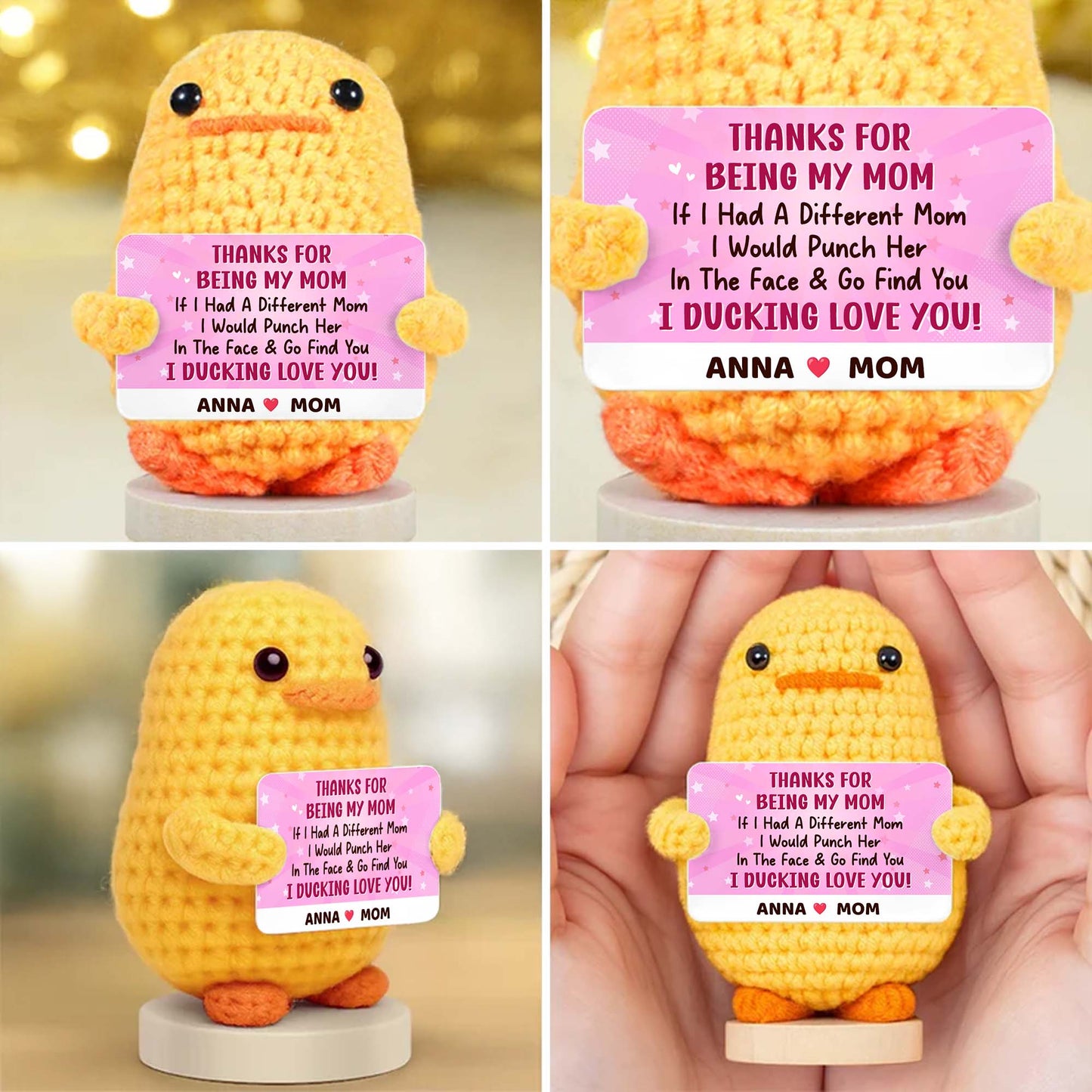 Thanks For Being My Mom, Ducks and Sunflower