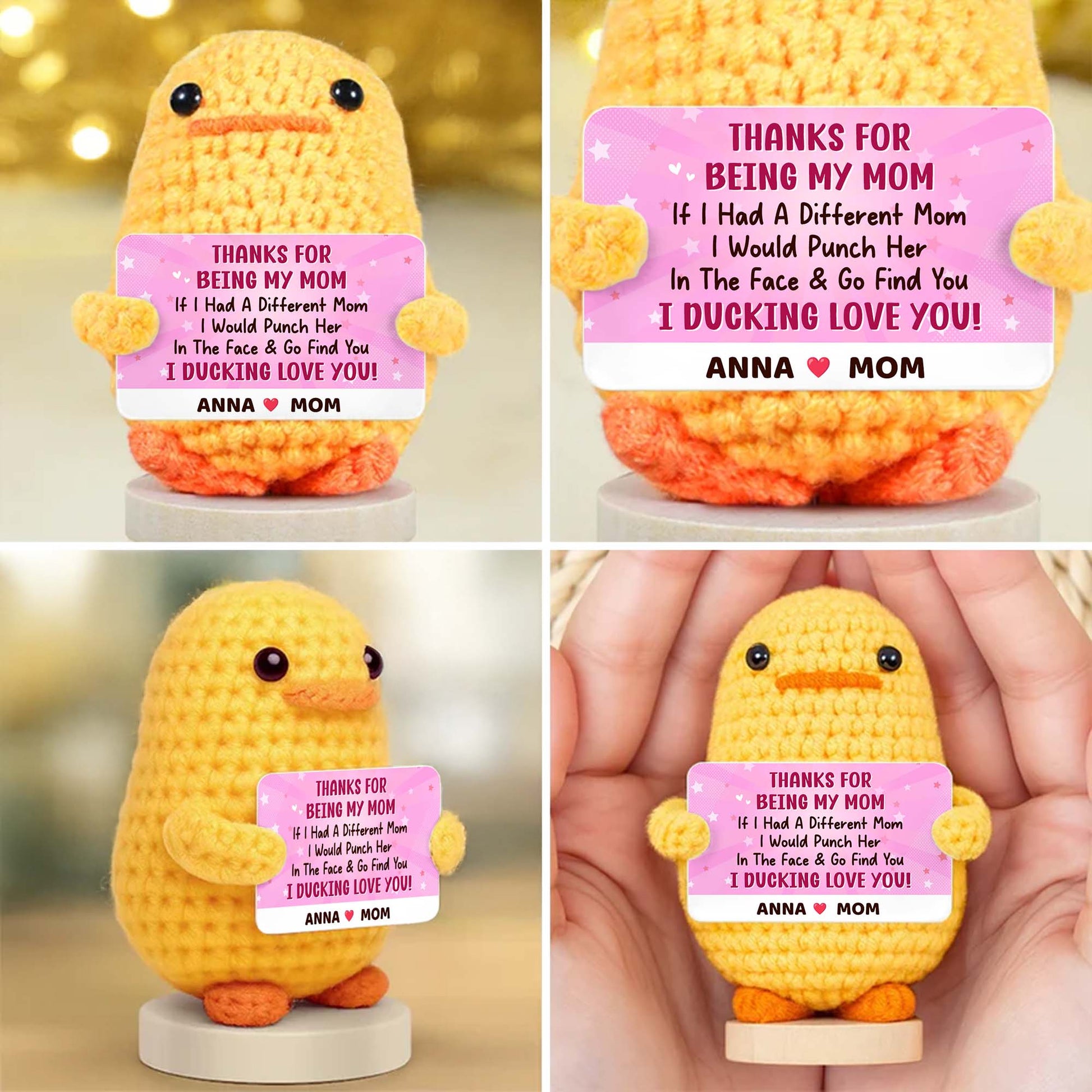 Thanks For Being My Mom, Ducks and Sunflower