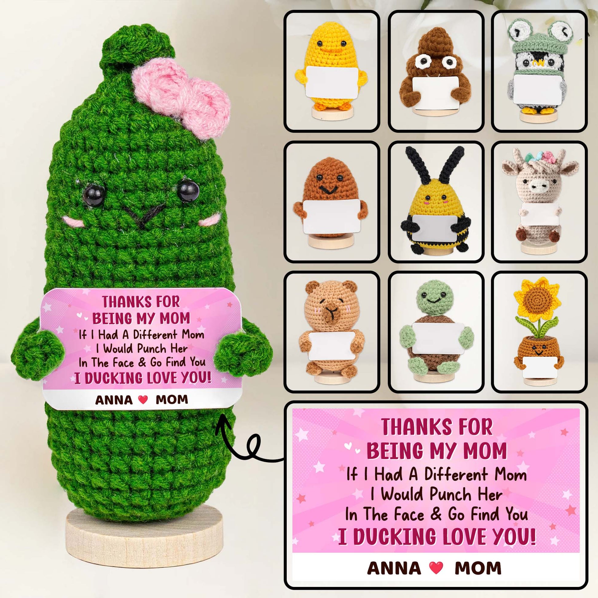 Thanks For Being My Mom, Ducks and Sunflower