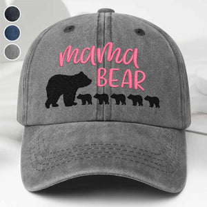 Mama Bear With Her Cubs