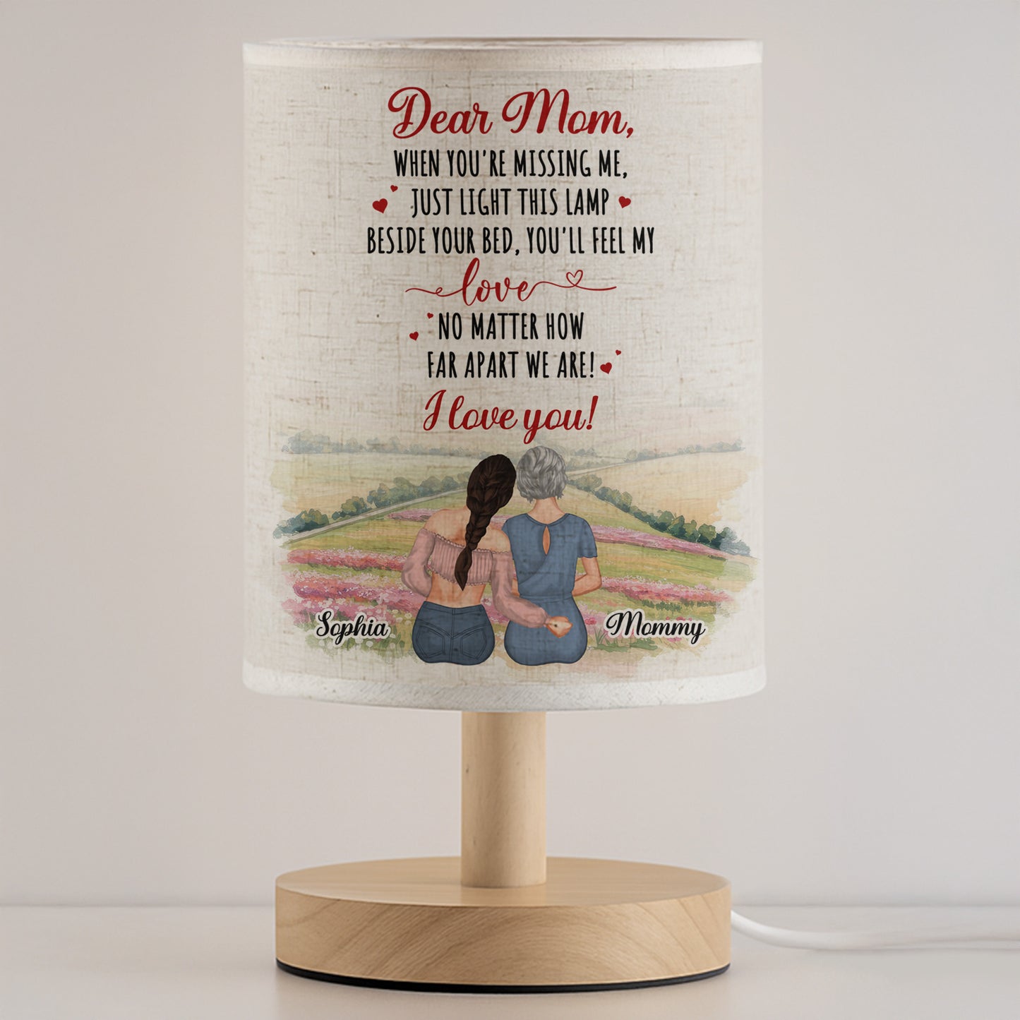 Dear Mom, Feel My Love With This Beautiful Lamp