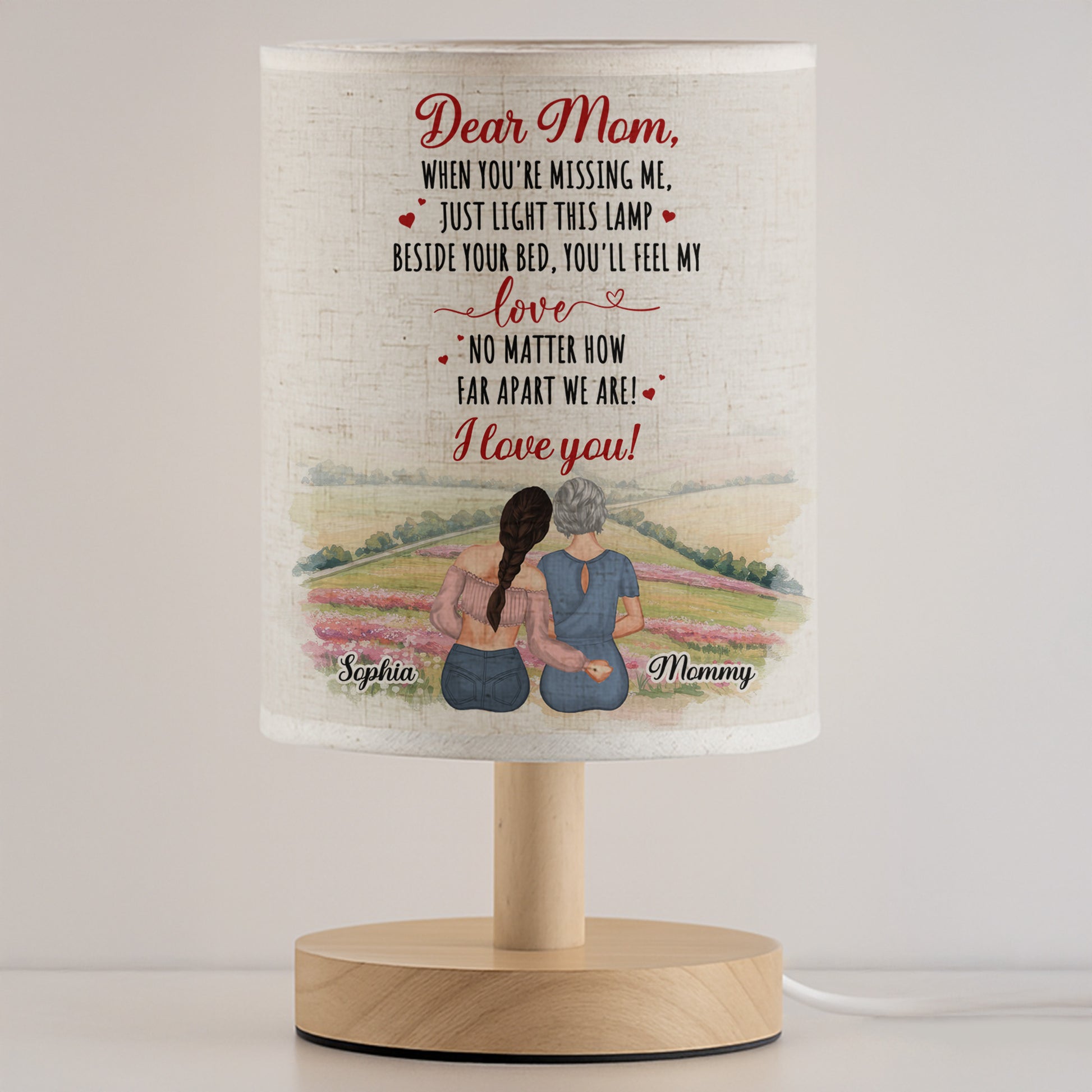 Dear Mom, Feel My Love With This Beautiful Lamp