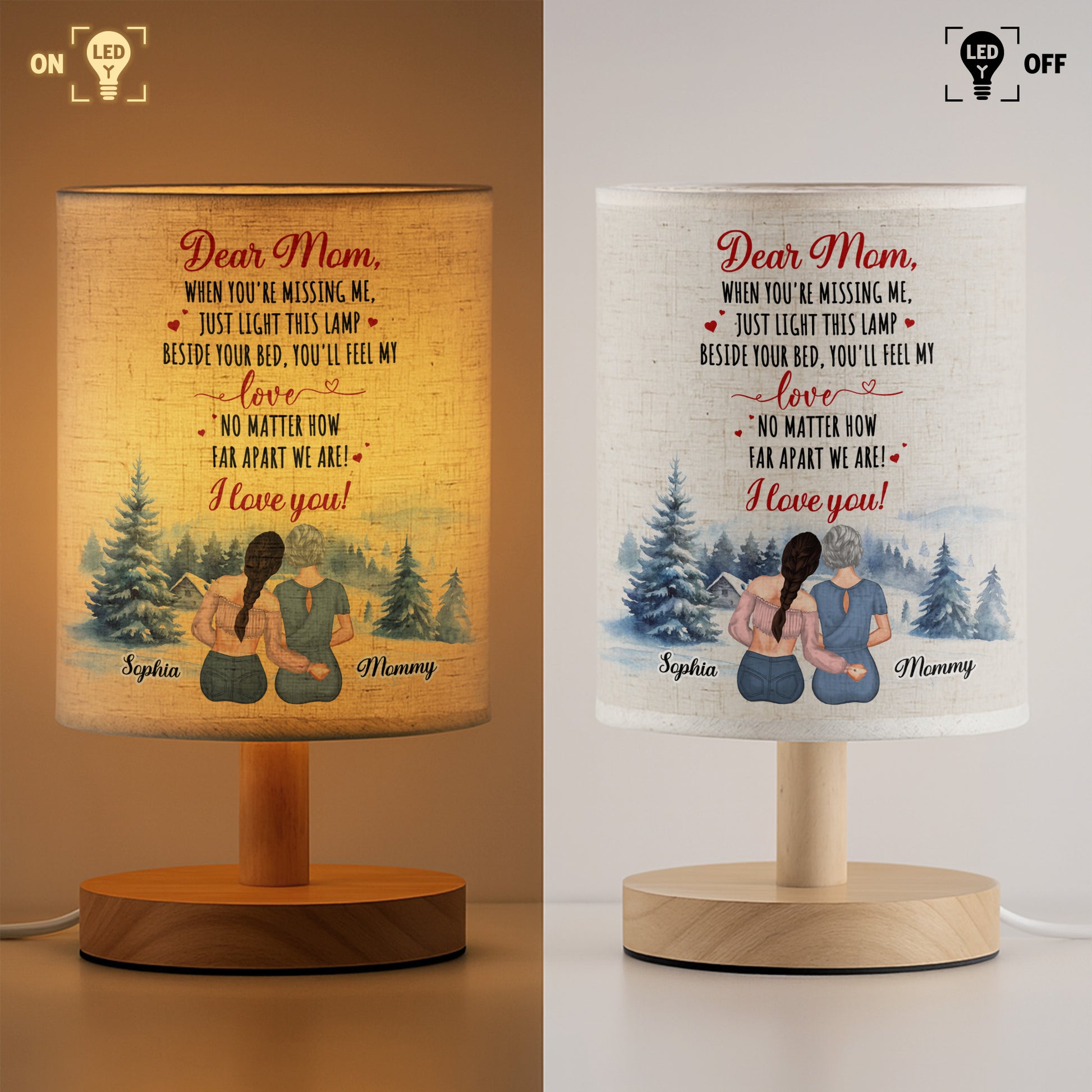 Dear Mom, Feel My Love With This Beautiful Lamp