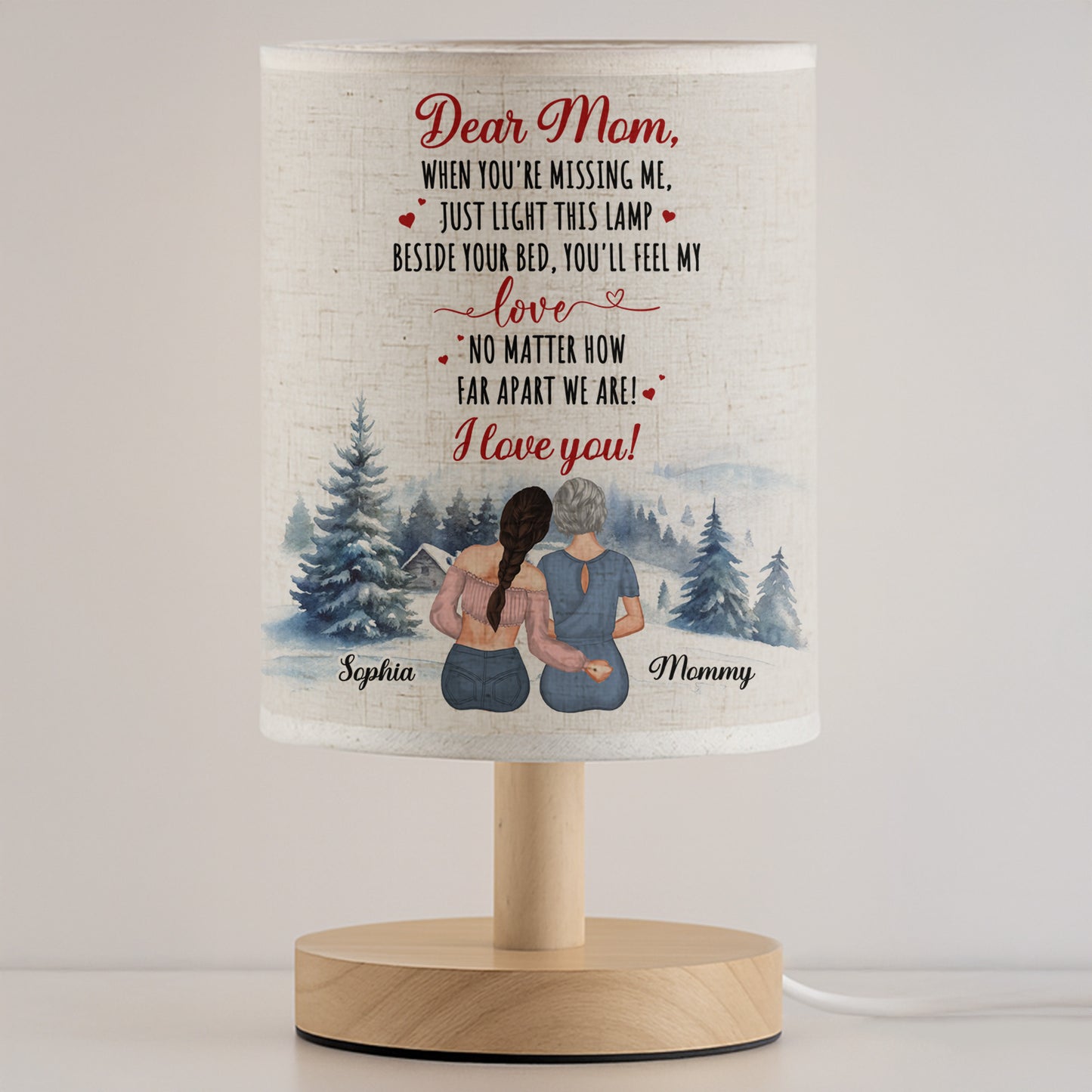 Dear Mom, Feel My Love With This Beautiful Lamp