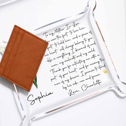 To My Mother In Law Purple Flower Heartfelt Poem