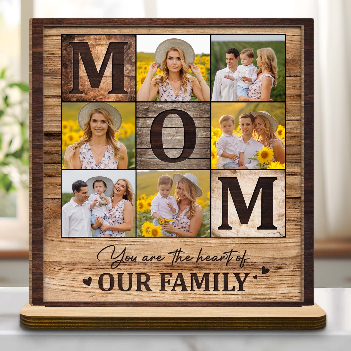 You Are The Heart Of Our Family, Sunflowers And Photos