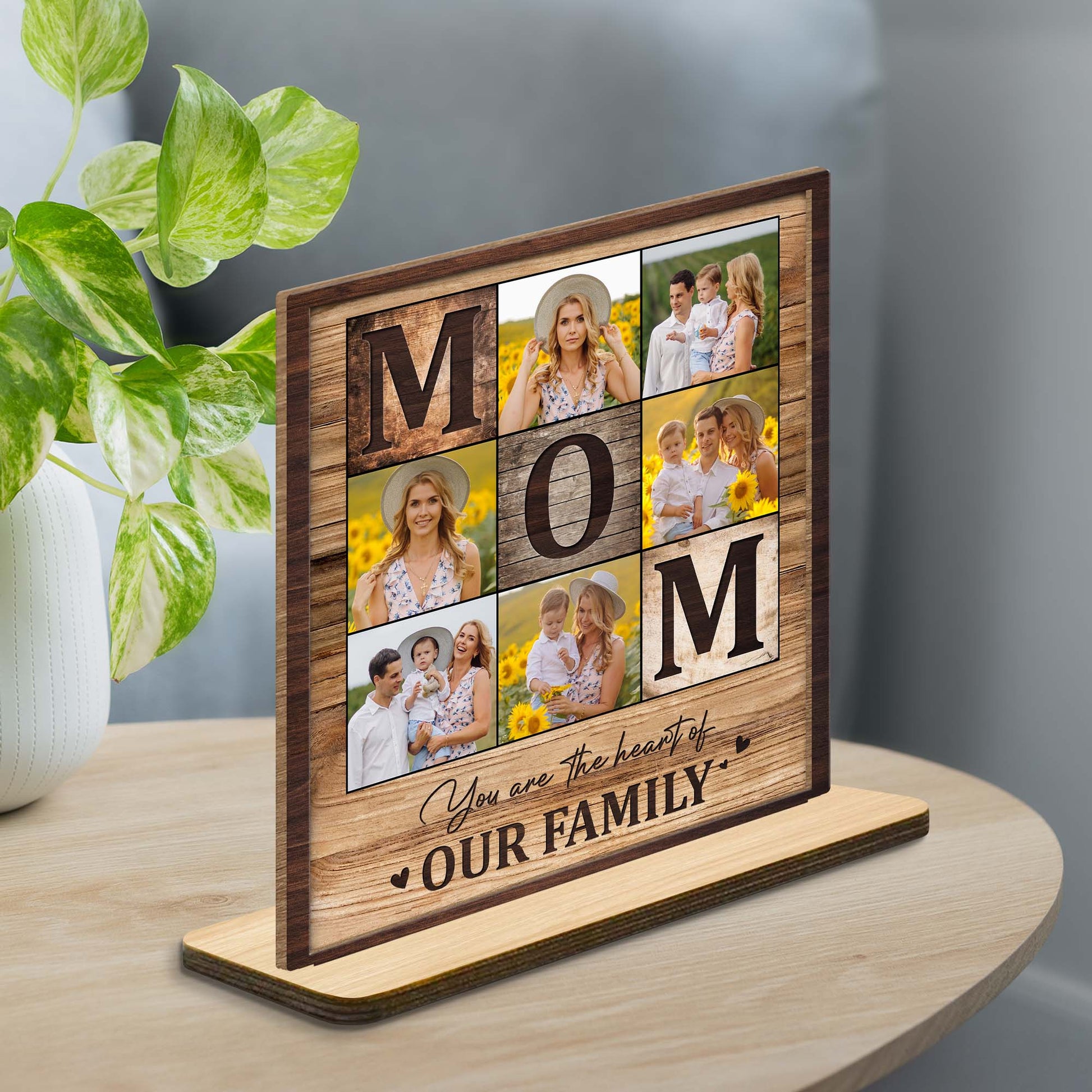 You Are The Heart Of Our Family, Sunflowers And Photos