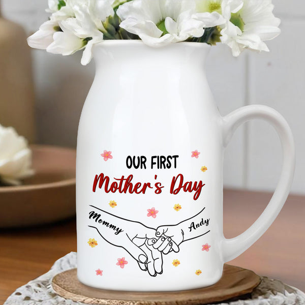Our First Mother's Day, Flowers and Holding Hands
