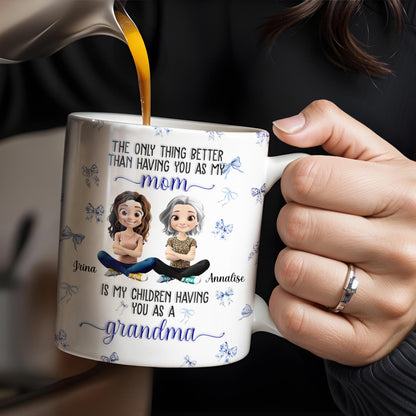 The Only Thing Better Than Having You As My Mom, Bows And Cartoon People