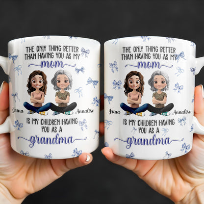 The Only Thing Better Than Having You As My Mom, Bows And Cartoon People