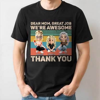 Dear Mom, Great Job We're Awesome Thank You, Cartoon Girls