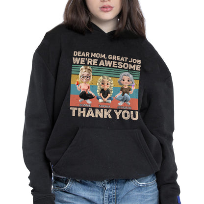 Dear Mom, Great Job We're Awesome Thank You, Cartoon Girls
