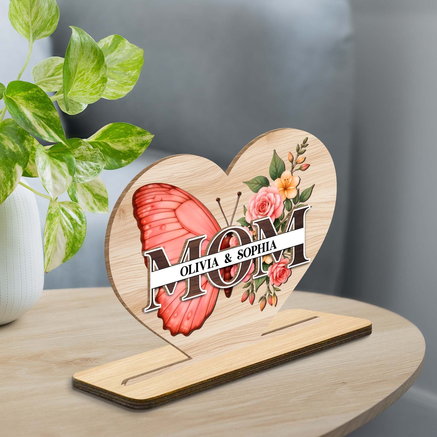 Celebrate The Timeless Connection, Butterfly And Floral Accents