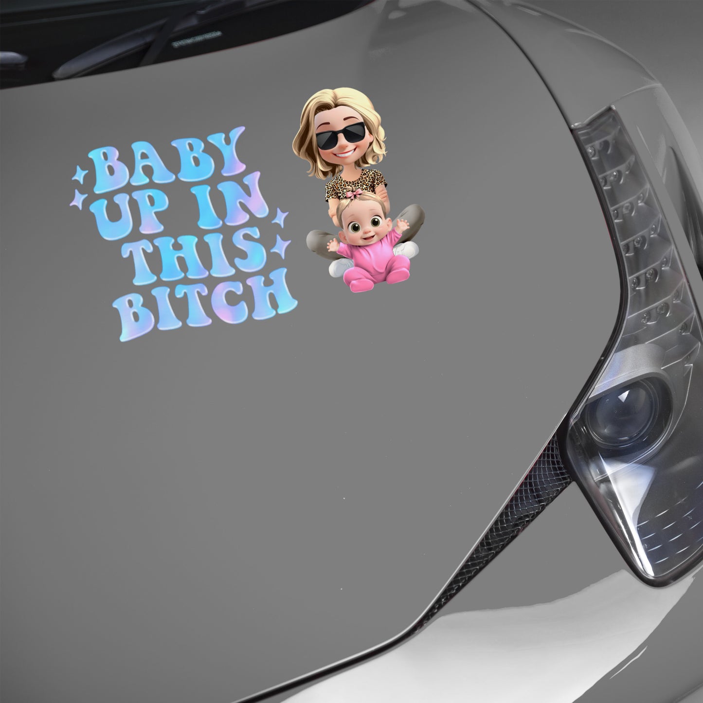 Baby Up In This Decal With Emoji