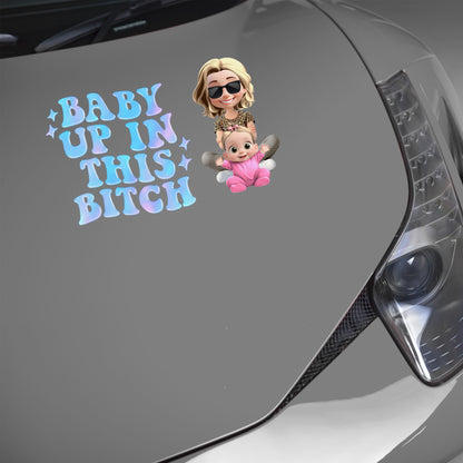 Baby Up In This Decal With Emoji