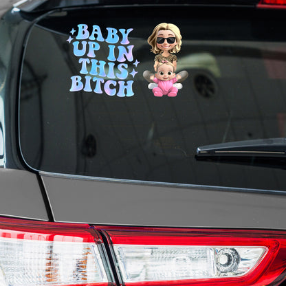 Baby Up In This Decal With Emoji