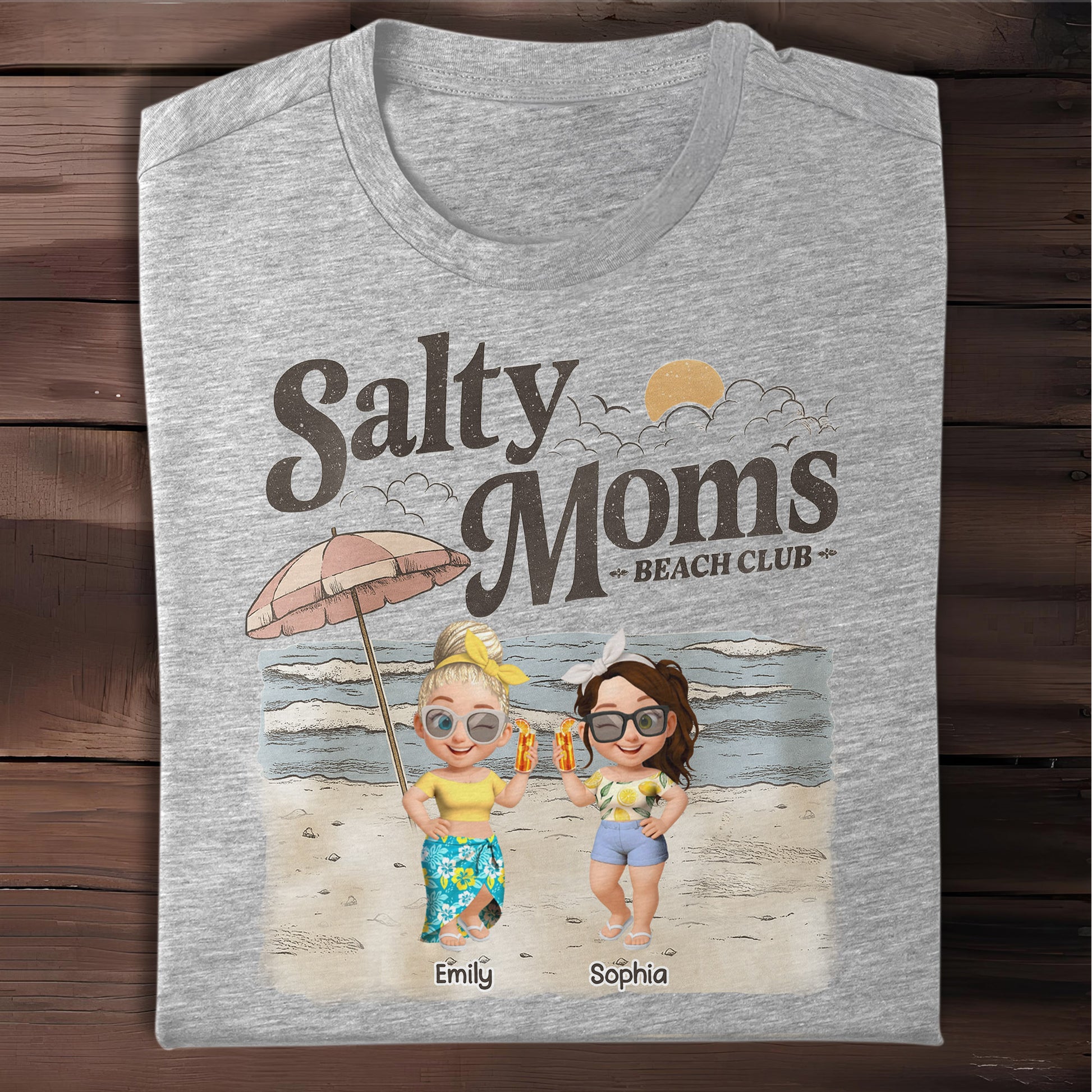 Salty Moms Beach Club Fun Summer Design